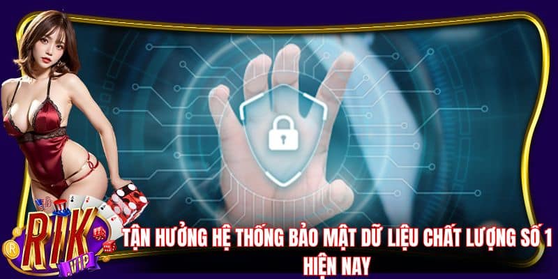 Tận hưởng hệ thống bảo mật dữ liệu chất lượng số 1 hiện nay